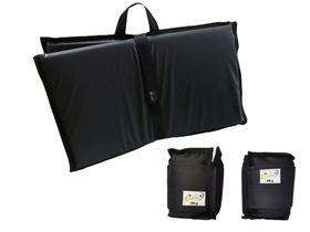 Kit Tornozeleira 4KG Nylon Preto + Colchonete Dobravel Preto Kit Tornozeleira 4KG Nylon Preto + Colchonete Dobravel Preto