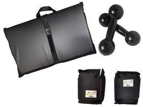 Kit Tornozeleira 4KG Nylon Preto + Halteres 4KG Preto + Colchonete Dobravel Preto Kit Tornozeleira 4KG Nylon Preto + Halteres 4KG Preto + Colchonete Dobravel Preto