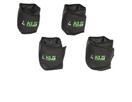 Kit Tornozeleira Caneleira material sintético De Peso 2Kg 3Kg 4Kg 5Kg
