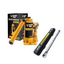 Kit Torquímetro de Estalo e Macaco Hidráulico 2 Ton Fasterr Kit Torquímetro de Estalo e Macaco Hidráulico 2 Ton Fasterr