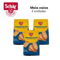 KIT Torrada de pão crostini Dr. Schar 150g - Caixa com 3 unidades