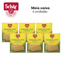 KIT Torrada leve com cereais fette croccanti Dr. Schar 125g - Caixa com 6 unidades