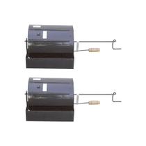 Kit Torrador de Café e Grãos Cilíndrico com 2 Peças, 6 Litros - Metalfer