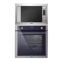 Kit torre de embutir cuisinart forno elétrico 83l + micro-ondas 31l 220v