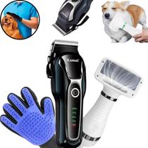 Kit Tosa 1991 Premium: Secador 2 em 1 e Luva Ajustável para Pets