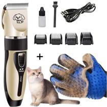 Kit Tosa Pet Com Luvas Tira Pêlos Seguro E Moderno