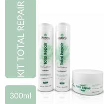 Kit Total Reapir Shampoo Condic Mascara Tratamento Nutritive - Hazany