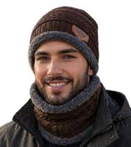 Kit Touca Boina Gorro Cachecol Beanie Forrada Inverno Femin. Kit Touca Boina Gorro Cachecol Beanie Forrada Inverno Femin.