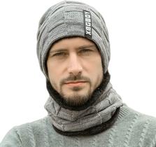 Kit Touca Boina Gorro Cachecol Gola Beanie Forrada Lã Inverno Frio Unissex Masculino Feminino Xbgboy Hswboy Kit Touca Boina Gorro Cachecol Gola Beanie Forrada Lã Inverno Frio Unissex Masculino Feminino Xbgboy Hswboy