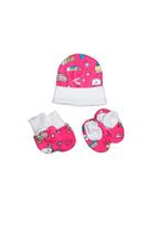 Kit touca de bebê+luva e sapatinho p/ menina recém nascido Kit touca de bebê+luva e sapatinho p/ menina recém nascido