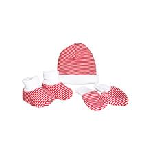 Kit touca de bebê+luva e sapatinho p/ recém nascido listras Kit touca de bebê+luva e sapatinho p/ recém nascido listras