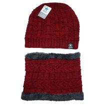 Kit Touca E Cachecol Unissex Redstar Winter Inverno Frio Em Lã Poliéster VSI02012 Kit Touca E Cachecol Unissex Redstar Winter Inverno Frio Em Lã Poliéster VSI02012