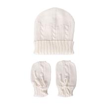 Kit touca e luva - Off white