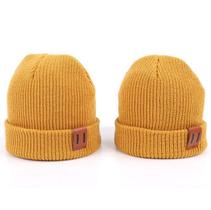 kit Touca Gorro Mãe Filha(o) Unissex Frio Lã Algodão 2 PCs