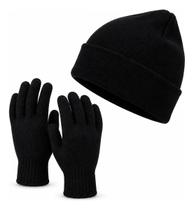 Kit Touca Luva Inverno Frio Intenso Conforto Térmico Unissex Kit Touca Luva Inverno Frio Intenso Conforto Térmico Unissex