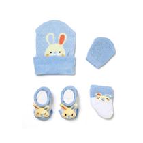 Kit touca luva meia e sapatinho ref 08938 Kit touca luva meia e sapatinho ref 08938