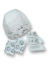 Kit Touca Luva Pantufa Sapatinho Bebe RN Maternidade Enxoval Chá Revelação Menino Menina Neutro 03un Kit Touca Luva Pantufa Sapatinho Bebe RN Maternidade Enxoval Chá Revelação Menino Menina Neutro 03un