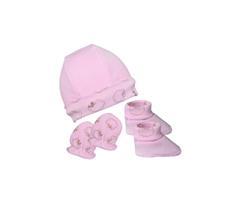 Kit Touca Luva Pantufa Sapatinho Bebe RN Maternidade Enxoval Chá Revelação Menino Menina Neutro 03un Kit Touca Luva Pantufa Sapatinho Bebe RN Maternidade Enxoval Chá Revelação Menino Menina Neutro 03un