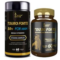 Kit Touro Forte 50+ For Man Mega Vitaminas 60+60 cápsulas - Alisson Nutrition