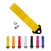 Kit Tow Strap Fita Cinta de Reboque Amarelo Engate Estilo BR