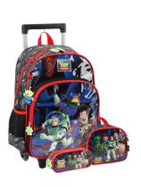 Kit Toy Story Luxo Mochila Rodas Costa + Lancheira + Estojo