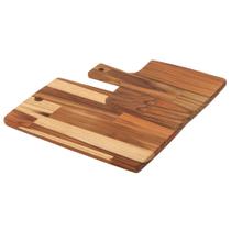 Kit Tramontina 2 Tábuas Kitchen Cozinha em Madeira Teca FSC Especial Kit Tramontina 2 Tábuas Kitchen Cozinha em Madeira Teca FSC Especial