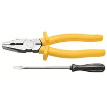 Kit Tramontina Alicate 8" e Chave Fenda 1/8x3 43408048 Kit Tramontina Alicate 8" e Chave Fenda 1/8x3 43408048