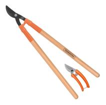 Kit Tramontina Poda Profissional Tesouras Cabo Longo E Curto Kit Tramontina Poda Profissional Tesouras Cabo Longo E Curto