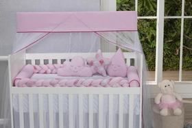 Kit Trança Enfeite 11 Peças - Balão Pink Kit Trança Enfeite 11 Peças - Balão Pink