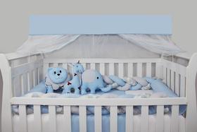 Kit Trança Enfeite 11 peças - Losango Azul