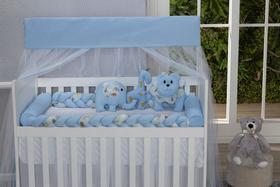 Kit Trança Enfeite 11 Peças - Safari Azul Kit Trança Enfeite 11 Peças - Safari Azul