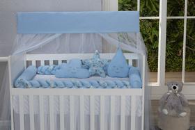 Kit Trança Enfeite 11 peças - Soninho Azul