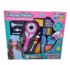 Kit Trançador De Cabelo Trança Mania Penteados Brinquedo