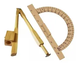 Kit Transferidor Mdf + Compasso Para Quadro Branco Kit Transferidor Mdf + Compasso Para Quadro Branco