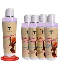 Kit Transição Capilar Desprogressiva + Sh.1L Cond.1L Leave 1L Tonif 1L