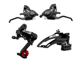 Kit transmissão 24V 3x8 Index Cambios Alavanca Rapid Fire