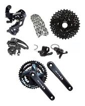 Kit Transmissão 8v 24v Completo Pedivela Trocador K7 Index