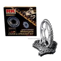 Kit Transmissão Bros 160 XRE 190 c/ Retentor Relação Moto RK