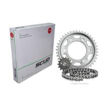 Kit Transmissão Honda Biz 125 Relação Completo Moto Scud
