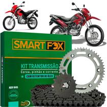 Kit Transmissão Relação 1045 Com Retentor SmartFox Bros 150 ES KS ESD 2003 A 2015 50D 17T 130L