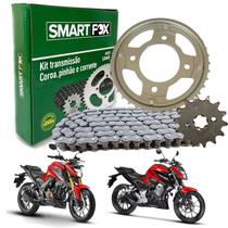 Kit Transmissão Relação Cb 300f Cb300f Twister 2023 2024 2025 Aço 1045