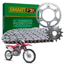 Kit Transmissão Relação Com Retentor Honda Crf 250 CRF250 2019 2020 2021 2022 Aço 1045