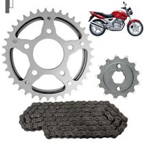 Kit Transmissão Relação Da Cbx250 Twister 250 2001 2002 2003