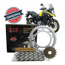 Kit Transmissão Relação Did C/ Retentor V-Strom 650 - 47/15 (525vo-120zb)