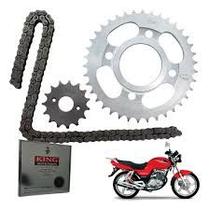 Kit Transmissão Relação GSR 150i, YES 150, GSR 125 - Coroa 42D, Pinhão 15D, Corrente 428x116 Kit Transmissão Relação GSR 150i, YES 150, GSR 125 - Coroa 42D, Pinhão 15D, Corrente 428x116