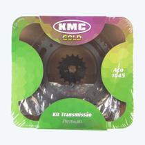Kit Transmissão Relação KMC Gold Titan 150 Aço 1045