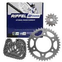 Kit Transmissão Relação Riffel Yamaha Fz15 Fazer150 2023