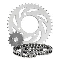 Kit Transmissão Relação Scud Crypton 115 2014 Aço 1045