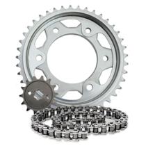 Kit Transmissão Relação Scud Fazer 150 Aço 1045