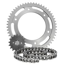 Kit Transmissão Relação Scud Nxr Bros 125 Aço 1045